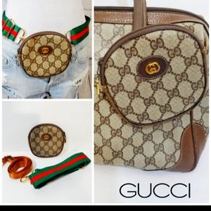 GUCCI Aurhentic Vintage mini GG pouch bag